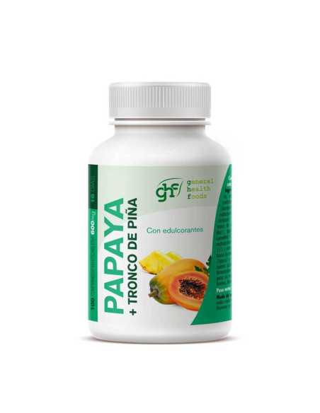 Papaya+piña 600mg 100 comprimidos GHF Papaya+piña 600mg 100 comprimidos GHF